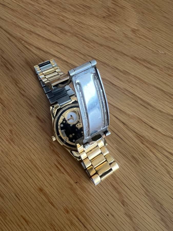 Omega Seamaster Calendar Day Date Gold 1437 Vintage Watch