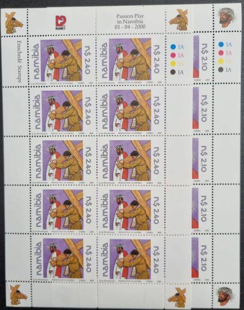 Namibia - Easter Passion Play at DOBRA - 01/04/00 - Full Sheet set UMM