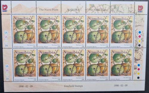 Namibia - The Narra Plant Cultivation - 09/02/98 - Full Sheet UMM