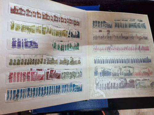 RSA - 2 Stock Albums with used RSA stamps