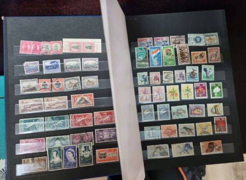 RSA - 2 Stock Albums with used RSA stamps