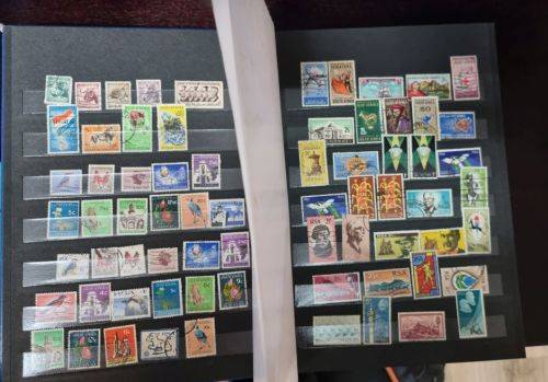 RSA - 2 Stock Albums with used RSA stamps