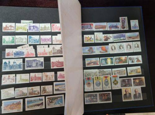 RSA - 2 Stock Albums with used RSA stamps
