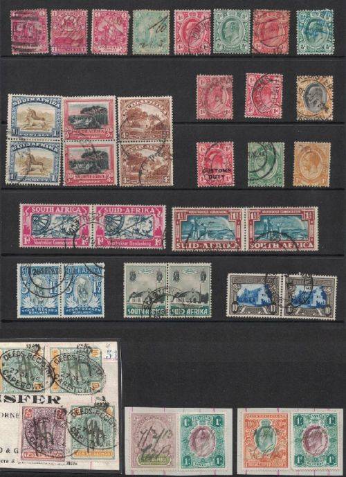Lot of used Union of South Africa and Provinsial stamps