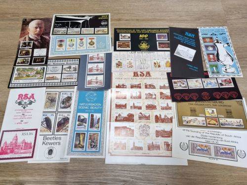 Philatelic Service information booklets for RSA/Venda/Ciskei/Bophuthatswana/Transkei