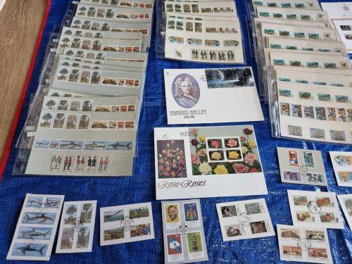 Ciskei - Collection of UMM Control blocks, UMM Yearpacks, FDCs and Postcards - 14 scans