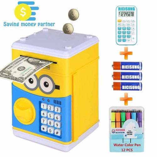 Kids Cartoon ATM Saving Box - Minions