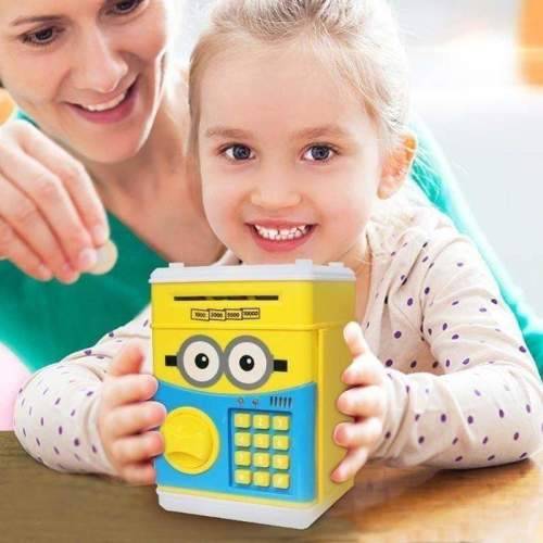 Kids Cartoon ATM Saving Box - Minions