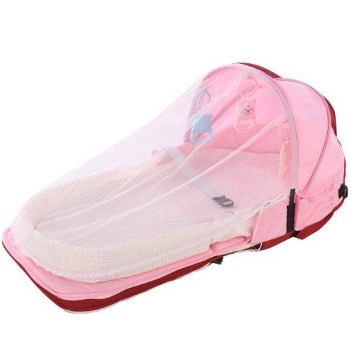 3Pcs Portable Bed Foldable Baby Bed Travel