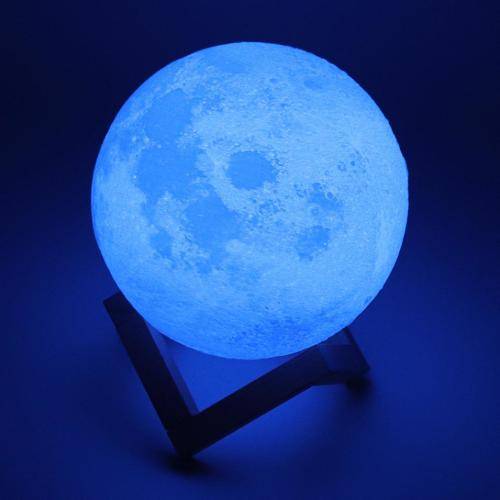 7 Colors Touch 3D Moon Lamp