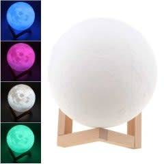 7 Colors Touch 3D Moon Lamp