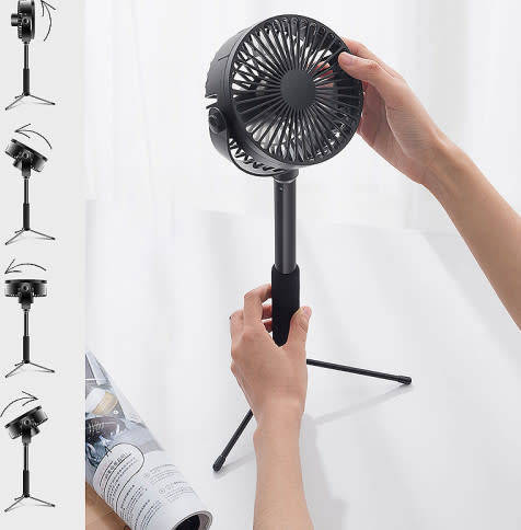Multi- functional telescopic fan