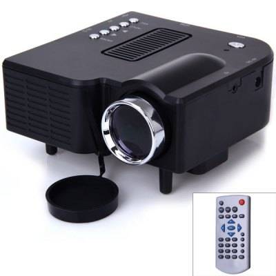 UC-40 24W Portable Mini LCD Projector 400 Lumens with 3-in-1 AV Input 1080P Two Colors