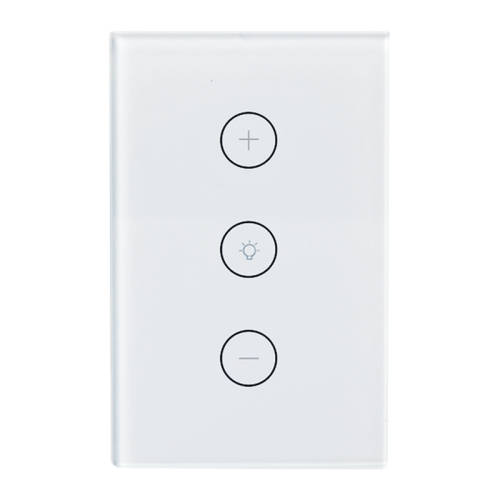 Wifi Smart Dimmer Light Switch, Touch, Crystal Glass, Tuya Smart Life