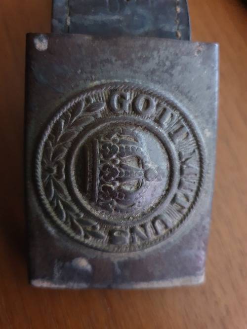 WW1 German belt buckle (Gott mit uns) Authentic