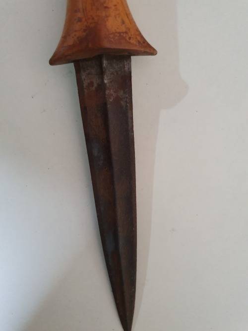 100 year old Abyssinian tribesman`s knife with sheath