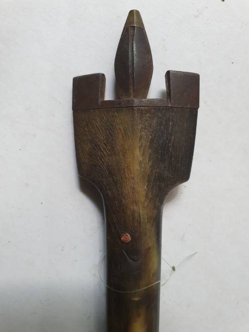 Abyssinian Tribesman`s handcrafted knife and sheath 100+ year`s old