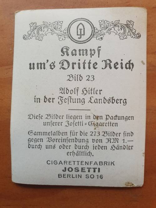 Nazi Party miniature collector`s cards - 80 items