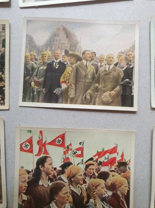 Nazi Party miniature collector`s cards - 80 items