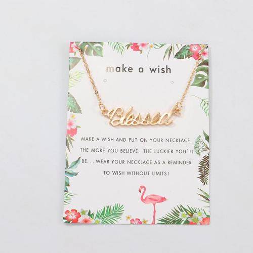 Stunning GP "Blessed" Necklace on a beautiful gift card.