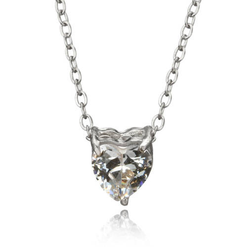 Cubic zircon SP pendant and chain