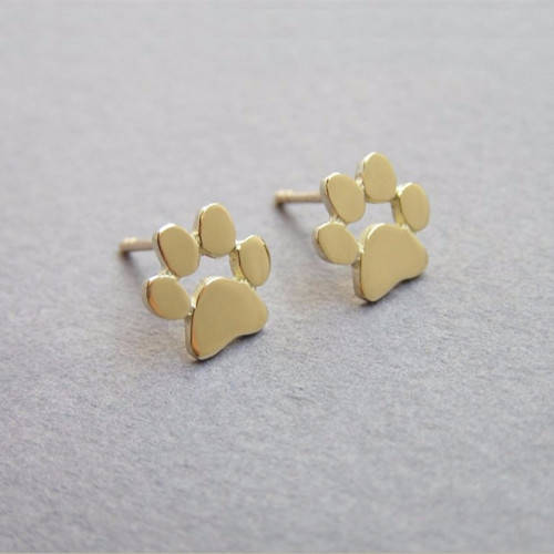 LATE ENTRY!!! Gorgeous 9ct yellow gold plated paw earrings