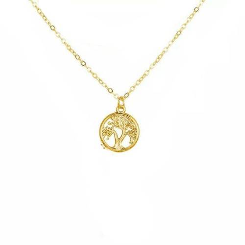 Stunning 9ct gold plated Tree of life pendant and chain