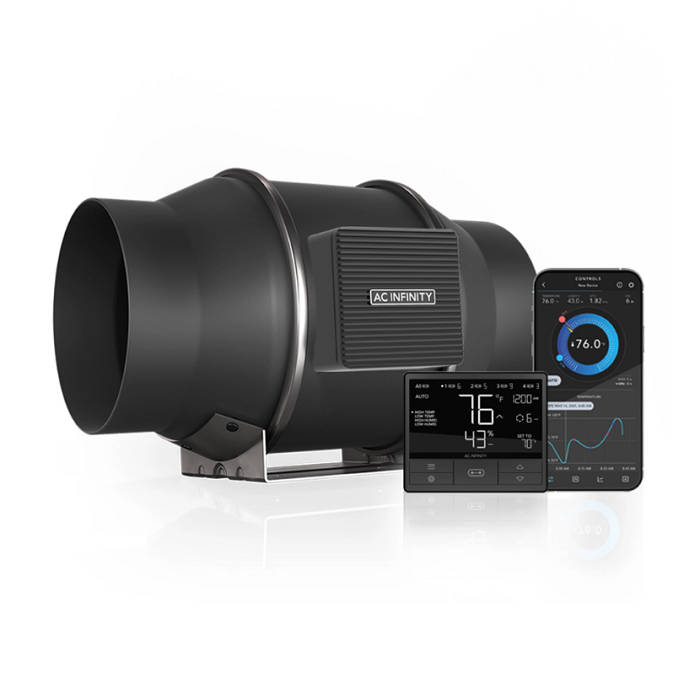 AC Infinity T6 Inline Fan with controller