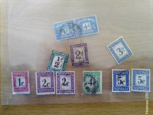 revenue and postage due stamps