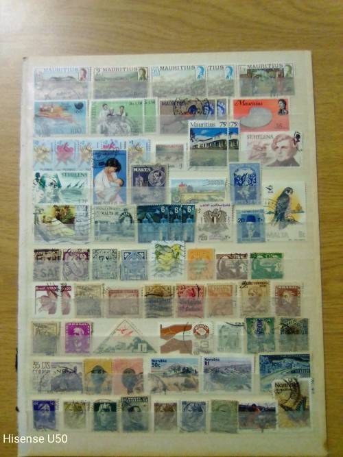stamps mixed world