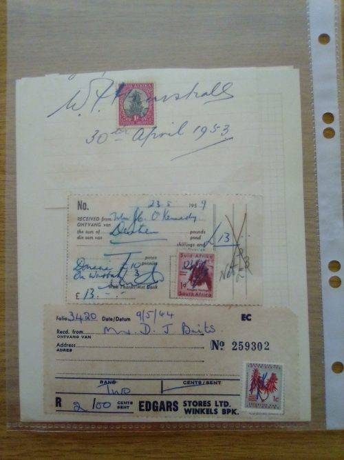 MINI SHEETS AND RECEIPTS