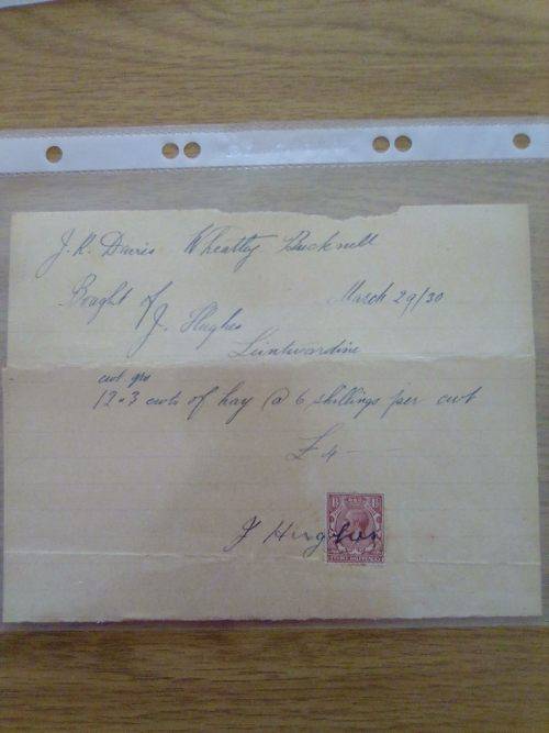 MINI SHEETS AND RECEIPTS