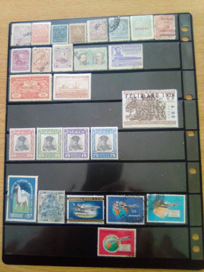 stamps central and south america