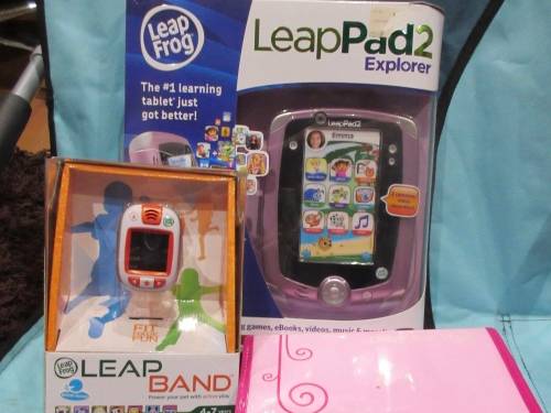 Leappad 2 tab + Leapband watch + bag and gel skin