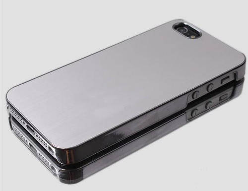 **Iphone 5**Luxury aluminum Metal +crystal plastic cases