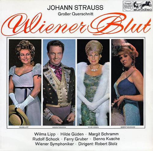 WIENER BLUT - JOHANN STRAUSS - RUDOLPH SHOCK AND OTHERS - LP