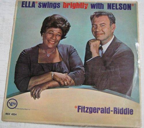 ELLA FITZGERALD- ELLA SWINGS BRIGHTLY- LP- SAMPLE