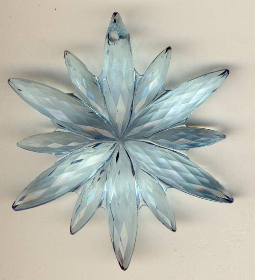 SALE! ACRYLIC FACETED STARS - DROPS AND SNOWFLAKES. By the packet.