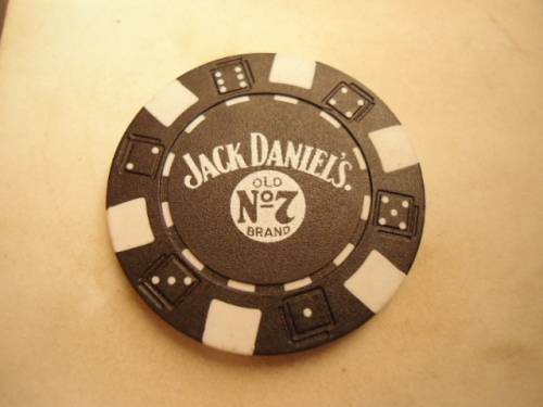 JACK DANIELS OLD NO'7 BRAND POKER CASINO CHIP