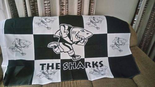 THE SHARKS RUGBY FLAG