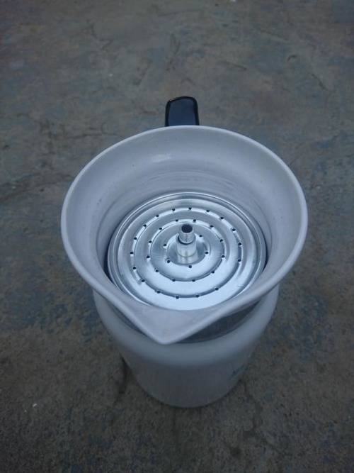 Corning Ware Blue CornflowerStove Top Perculator Coffee / Tea Pot