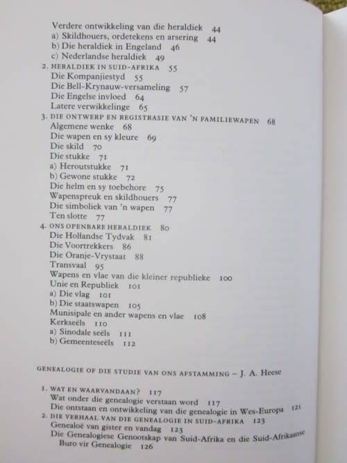 Families, Familiename en Familiewapens - Heese, Nienaber en Pama