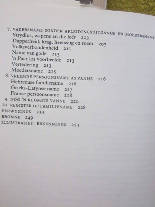 Families, Familiename en Familiewapens - Heese, Nienaber en Pama