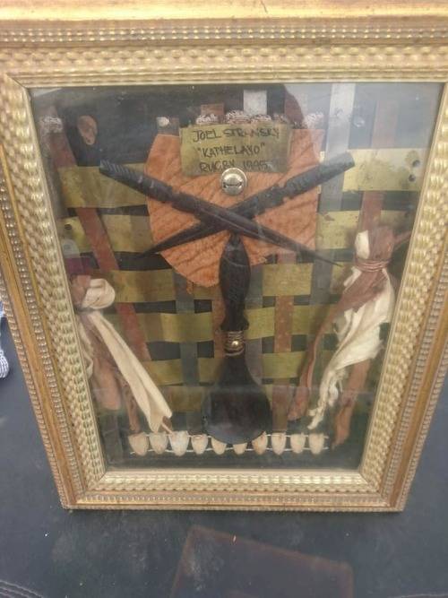 RARE PIECE made after the famous kick of Joel Stransky in the 1995 world cup.