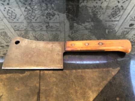 WOW !!! AMAZING VINTAGE HEAVY GERMAN `OCHSENKOPF` No18 MEAT CLEAVER - EXCELLENT CONDITION