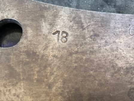 WOW !!! AMAZING VINTAGE HEAVY GERMAN `OCHSENKOPF` No18 MEAT CLEAVER - EXCELLENT CONDITION