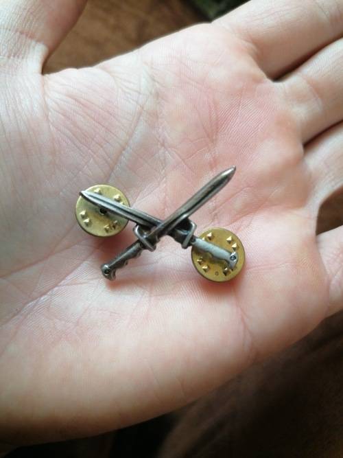 SWA Territorial forces collar badges x 4 -bid per item