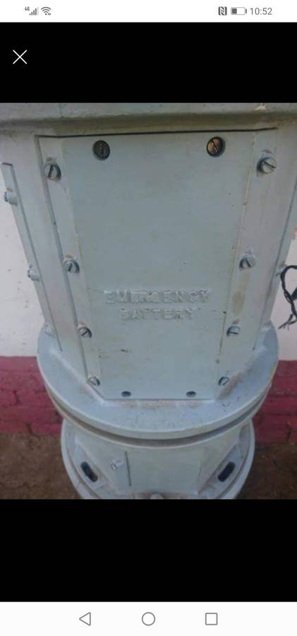 RARE A BIG VERY HEAVY BOAT COMPASS binnacle.SELF COLLECT ROBERTSON.LIGHT NOT TESTED