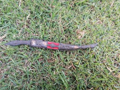 Small knife Full size 28cm and blade 14cm