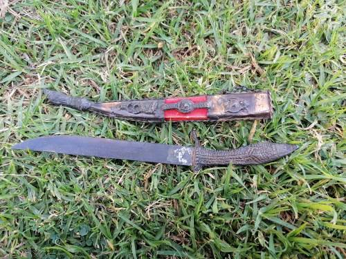 Small knife Full size 28cm and blade 14cm